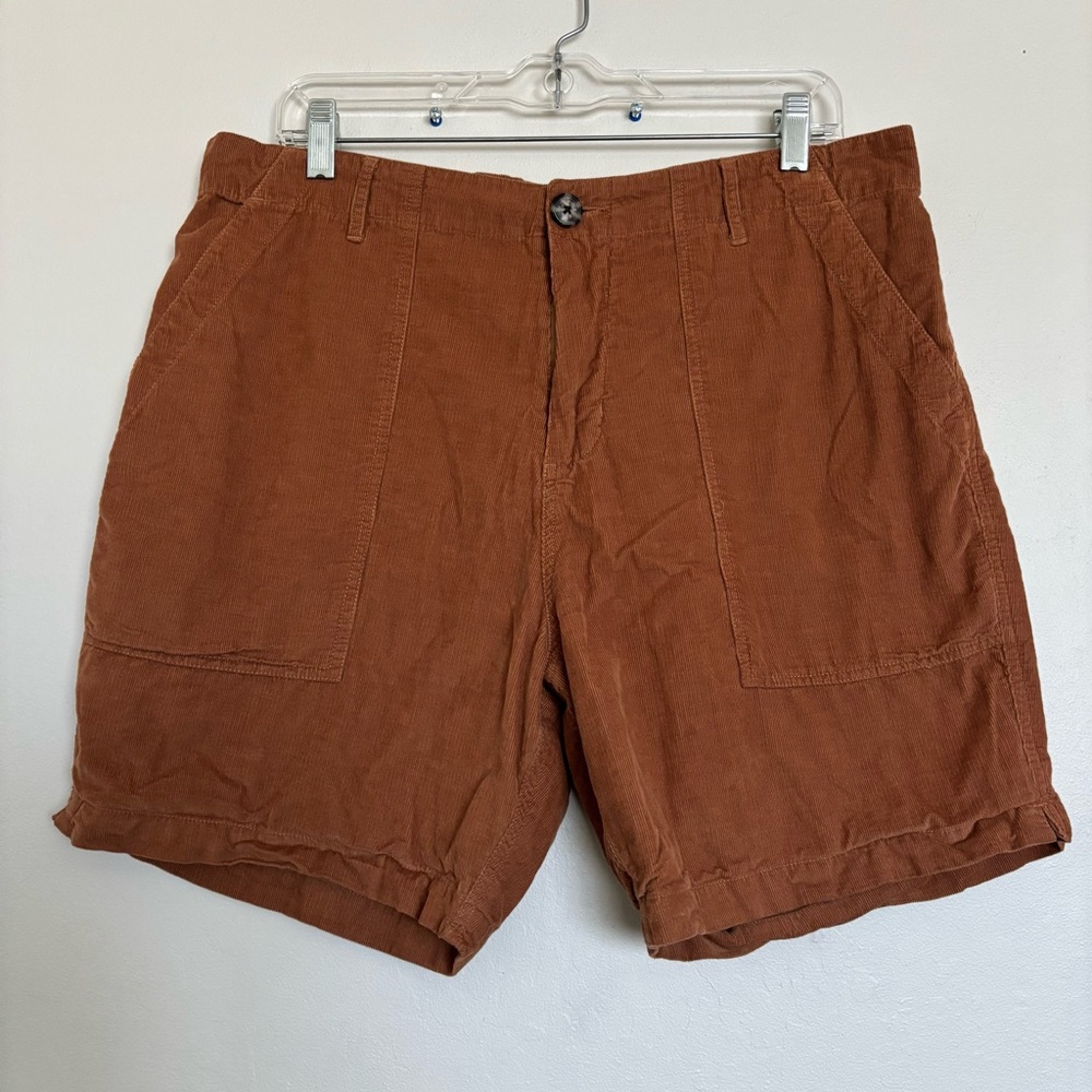 Mollusk California Corduroy Salvador Shorts Men’s XL Brown Cotton Beach Casual